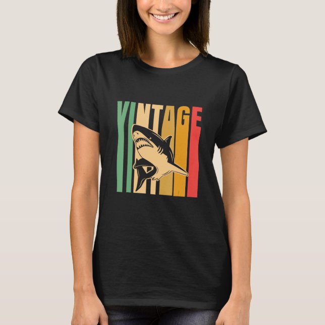 Vintage Shark Shark T-Shirt (Front)