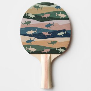 VINTAGE SHARK WAVE  PING PONG PADDLE