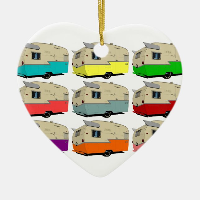 Vintage Shasta Pop Art Holiday Ornament (Front)