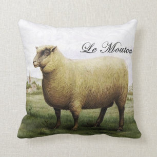 Vintage Sheep Pillow