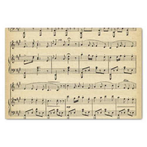 Vintage Sheet Music