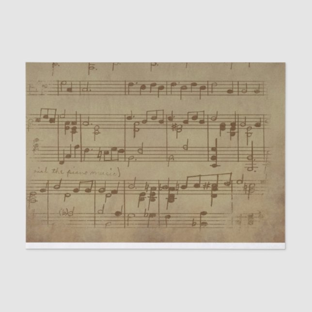 Vintage Sheet Music (Front)