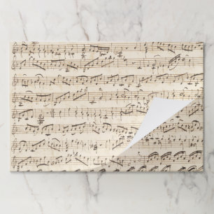 Vintage Sheet Music 12" x 18" Paper Pad Decoupage