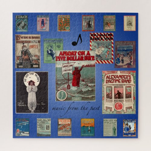 Vintage Sheet Music Art Jigsaw Puzzle