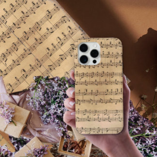 Vintage Sheet Music iPhone 15 Pro Max Case