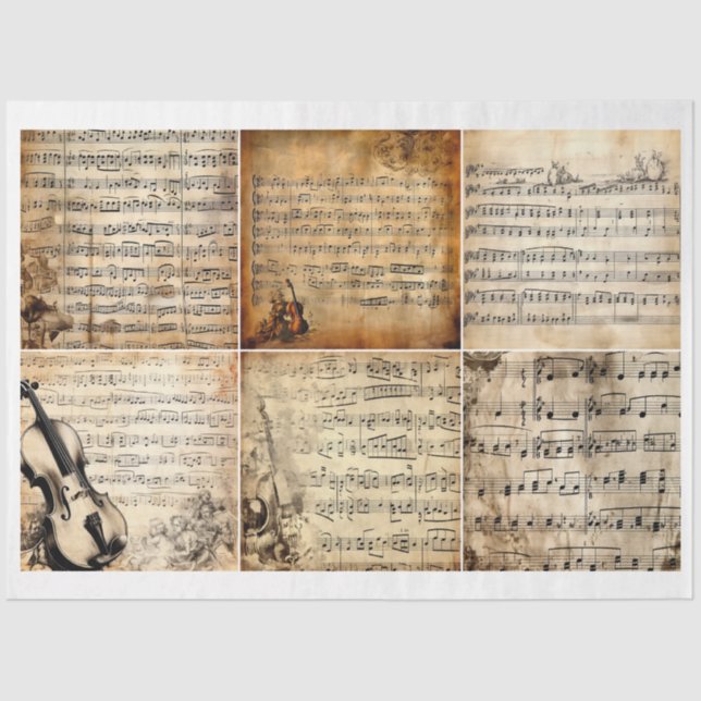 Vintage Sheet Music for Arts and Crafts (Front)