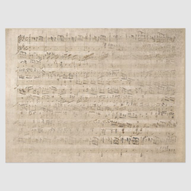 Vintage Sheet Music Grunge Antique Old Parchment   (Front)