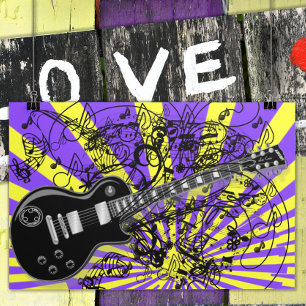 Vintage Sheet Music Rock N Roll Poster