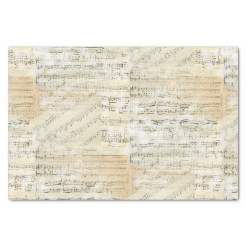 Vintage Sheet Music Tissue Paper