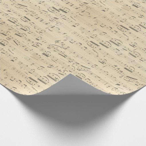 vintage-sheet-music-wrapping-paper-zazzle