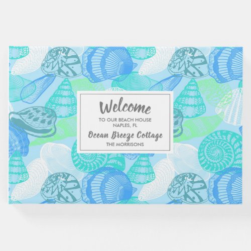Vintage Shells Beach House Vacation Rental Welcome Guest Book