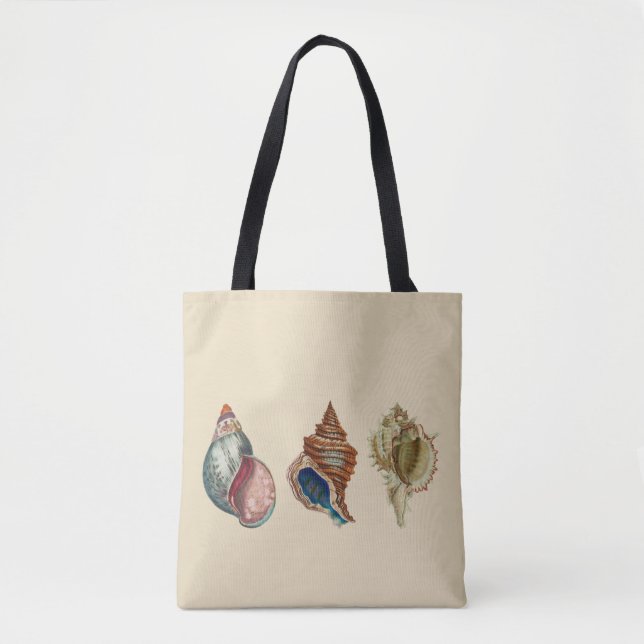 Vintage Shells Tote Bag (Front)