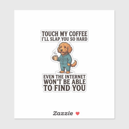 Vintage Sheltie Dog I Love My Bruiser Retro Design Sticker