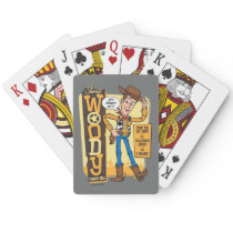 Vintage Sheriff Woody Doll Ad Playing Cards