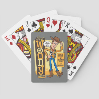 Vintage Sheriff Woody Doll Ad Playing Cards