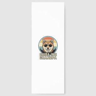 Vintage Shiba Inu Grandpa Dog Shirt Design_1 Bookmarks