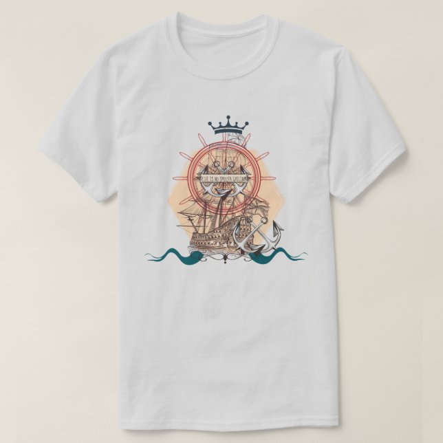Vintage Ship T-Shirt (Design Front)