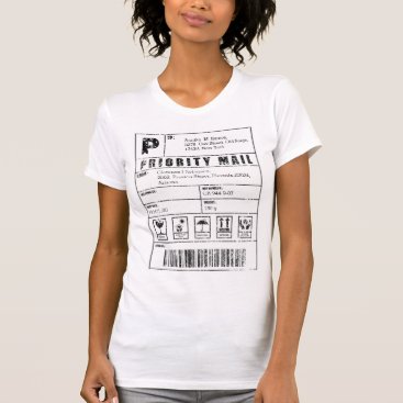 Vintage Shipping Label (Personalize) T-Shirt