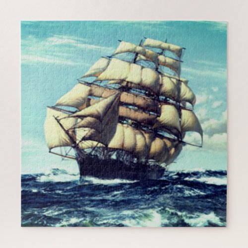 Vintage Ships Cutty Sark Jigsaw Puzzle