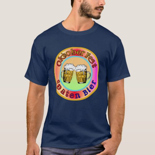 Vintage shirt oktober fest spaten bier