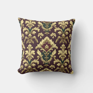 vintage shirt pattern throw pillow
