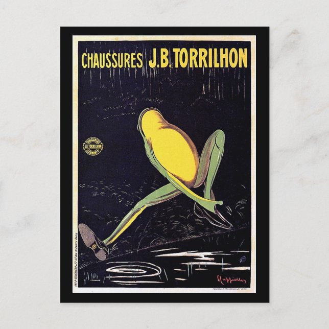 Vintage Shoe Advertisement Postcard (Front)