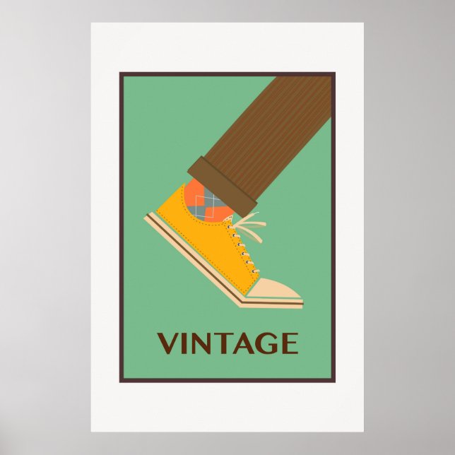 Vintage Shoe Poster (Front)