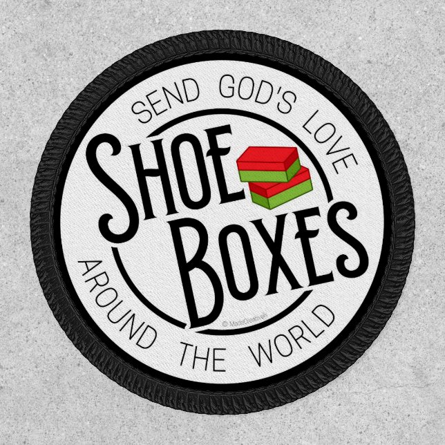 Vintage Shoebox Party Patch (Front)