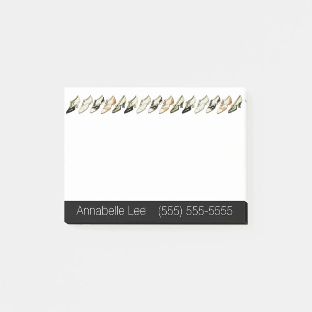 Vintage Shoes Post-it Notes (Front)