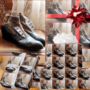 Vintage Shoes Wrapping Paper