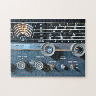 Vintage Short Wave Radio Photo Puzzle