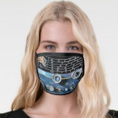 Vintage Short Wave Radio Receiver Face Mask (Worn Her)