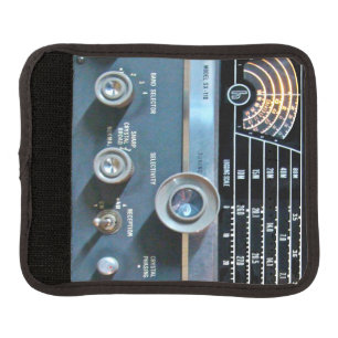 Vintage Short Wave Radio Receiver Luggage Handle Wrap