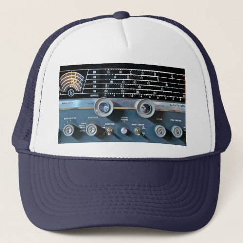Vintage Short Wave Radio Receiver Trucker Hat