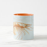 Vintage Shrimp, Marine Life Ocean Animals Anatomy Mug