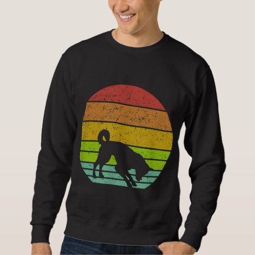 Vintage Siberian Husky Retro Look Dog Lover Gift Sweatshirt