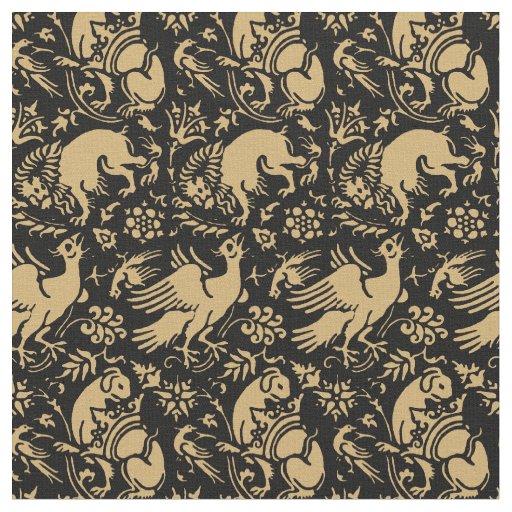 Vintage Sicilian Silk Pattern Fabric