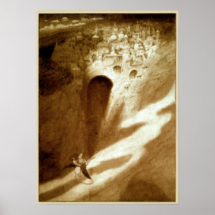 Vintage Sidney Sime The City of Never Poster