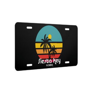 Vintage Siesta Key Florida License Plate