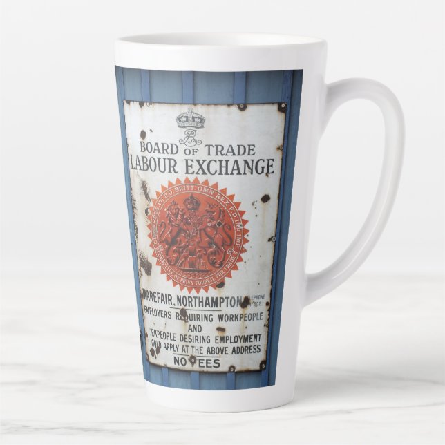 VINTAGE SIGN LATTE MUG (Right)