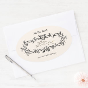 Vintage Signature Author BookPlate Template
