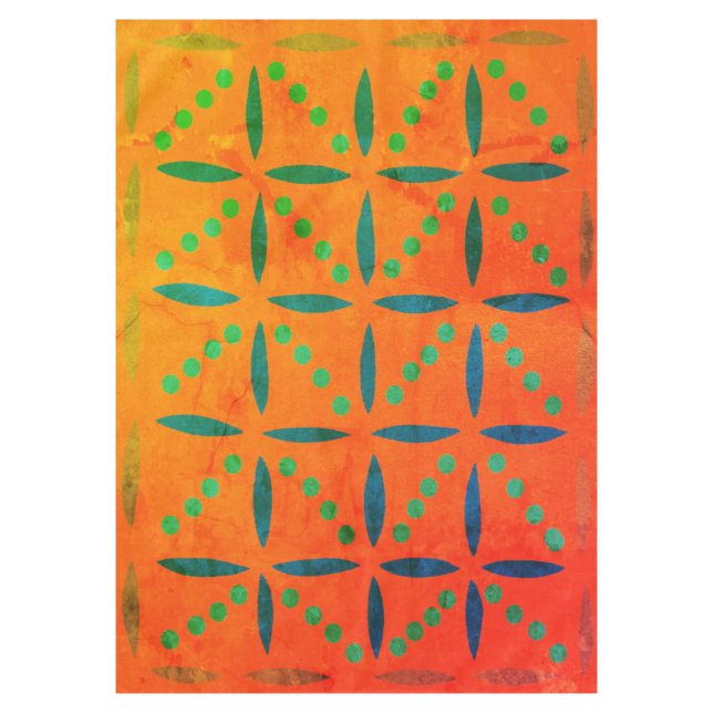 Vintage Simple Floral Tablecloth (Front)