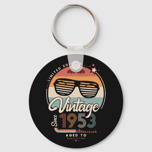Vintage since 1953 keychain
