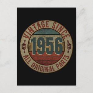 VINTAGE SINCE 1956 ALL ORIGINAL PARTS POSTCARD