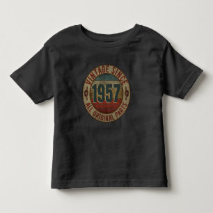 VINTAGE SINCE 1957 ALL ORIGINAL PARTS TODDLER T-SHIRT