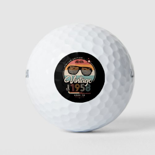 Vintage since 1958 golf balls