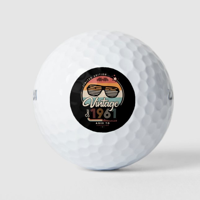 Vintage since 1961 golf balls (Front)