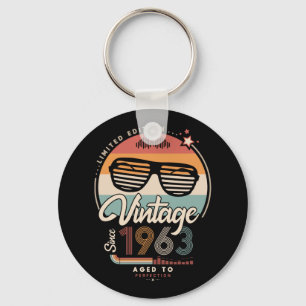 Vintage since 1963 keychain
