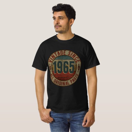 VINTAGE SINCE 1965 ALL ORIGINAL PARTS T_Shirt