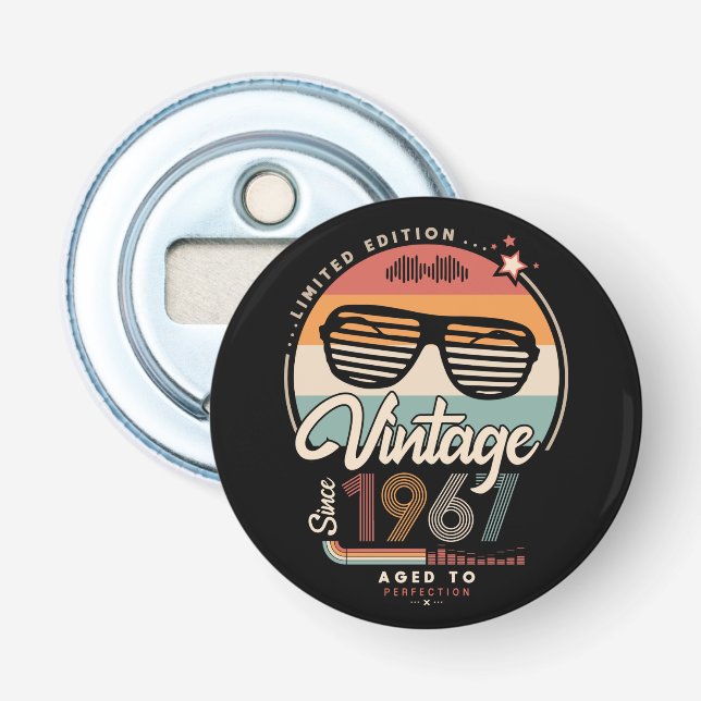 Vintage since 1967 bottle opener (Front)